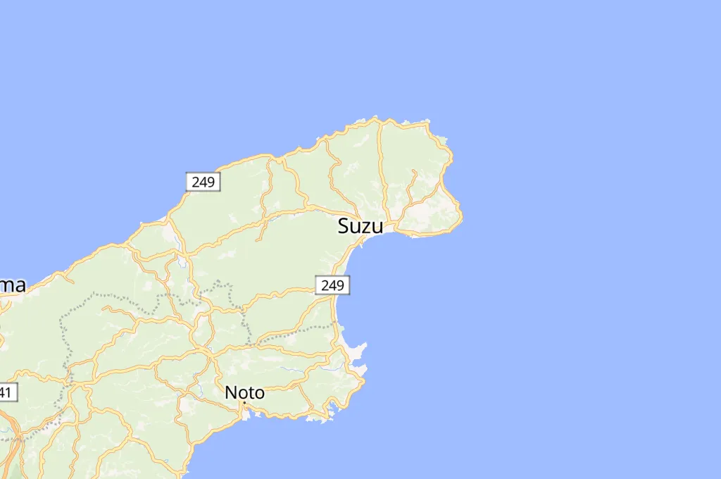 Suzu Area Map Suzu Area Map