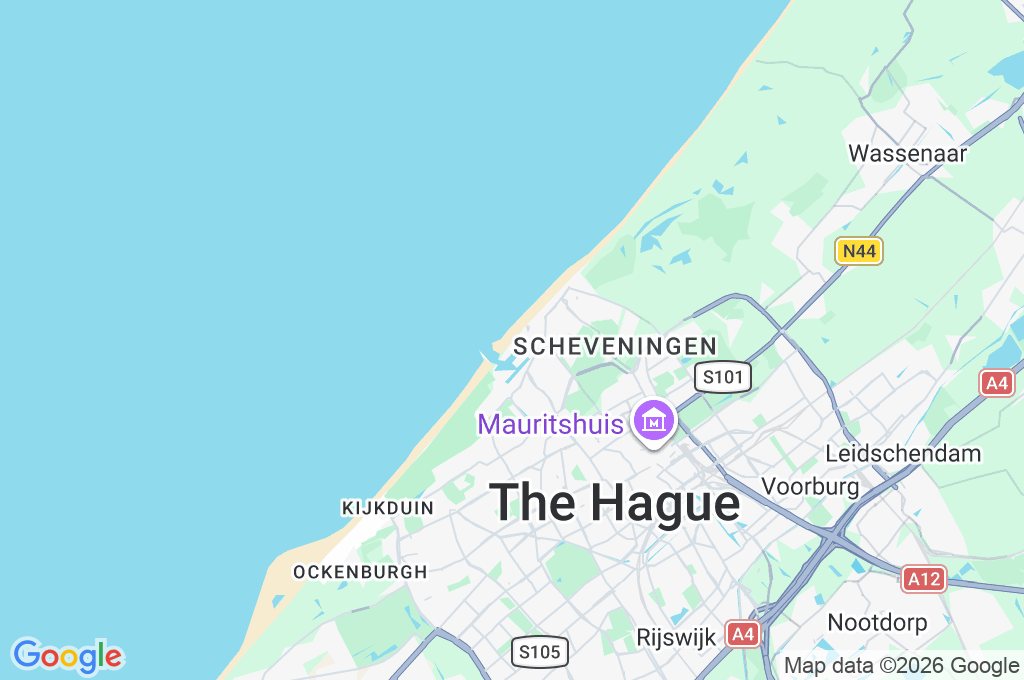 Scheveningen Area Map Scheveningen Area Map