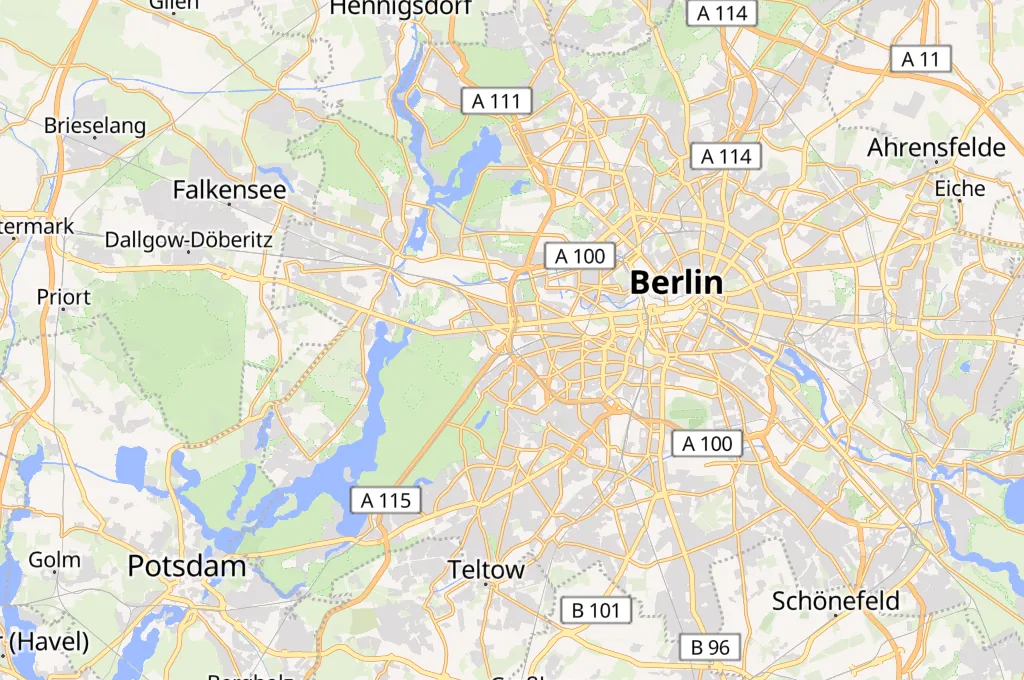 Ringbahnbrücke Area Map Ringbahnbrücke Area Map