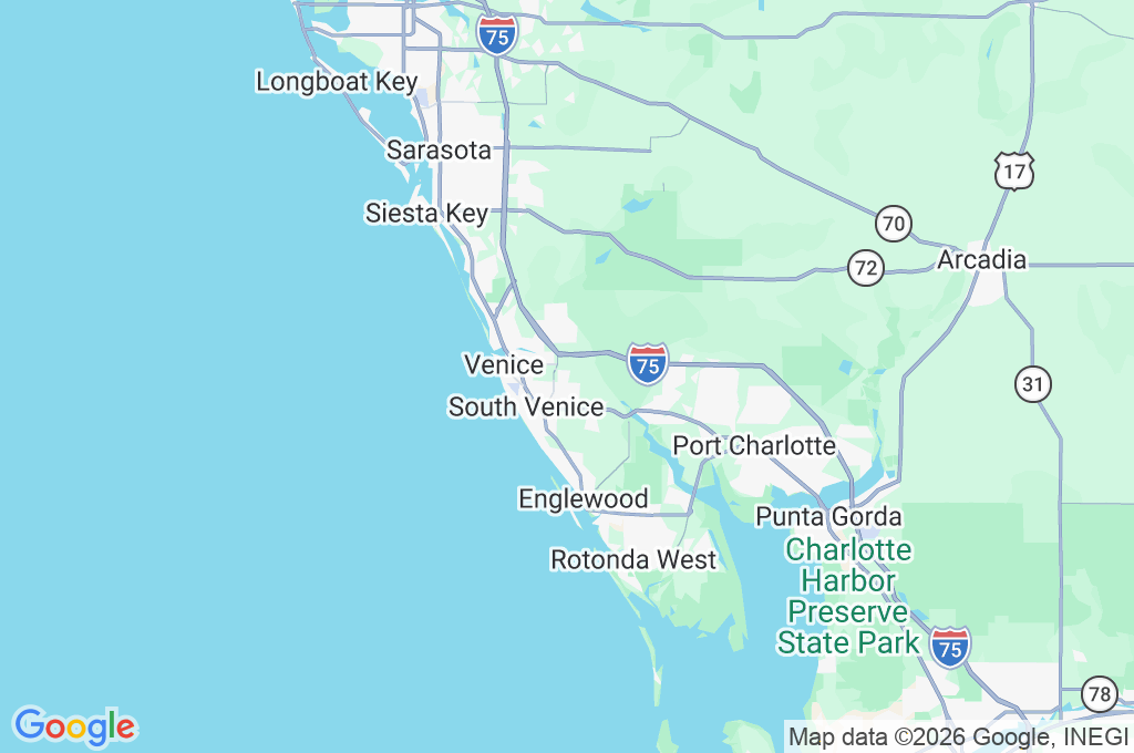 Venice Golf and Country Club Area Map Venice Golf and Country Club Area Map