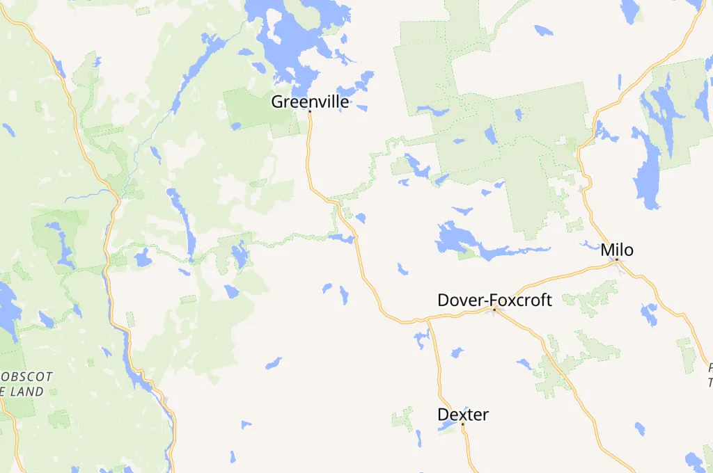 Monson Area Map
