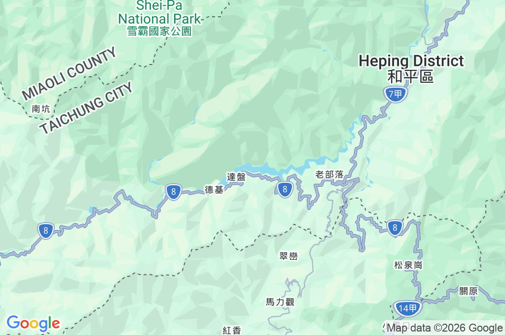 Techi Dam Reservoir Area Map Techi Dam Reservoir Area Map