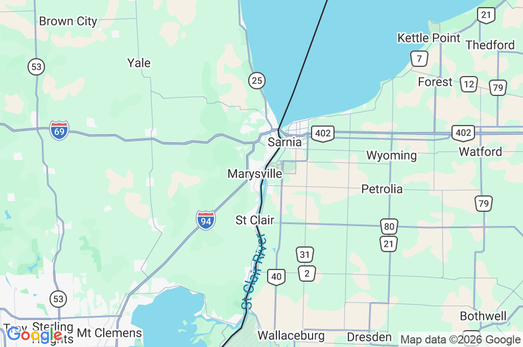 Marysville Area Map