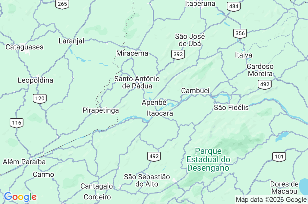 Aperibé Area Map Aperibé Area Map