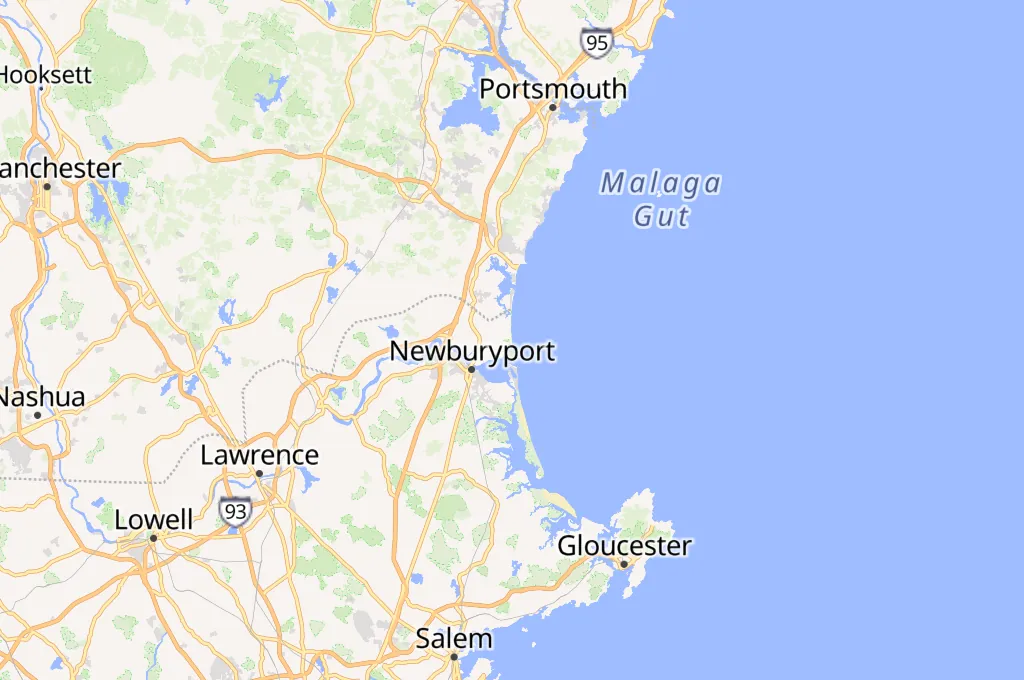 Salisbury Beach Area Map