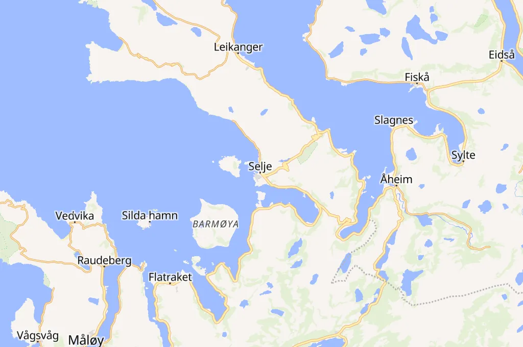 Selje Area Map Selje Area Map