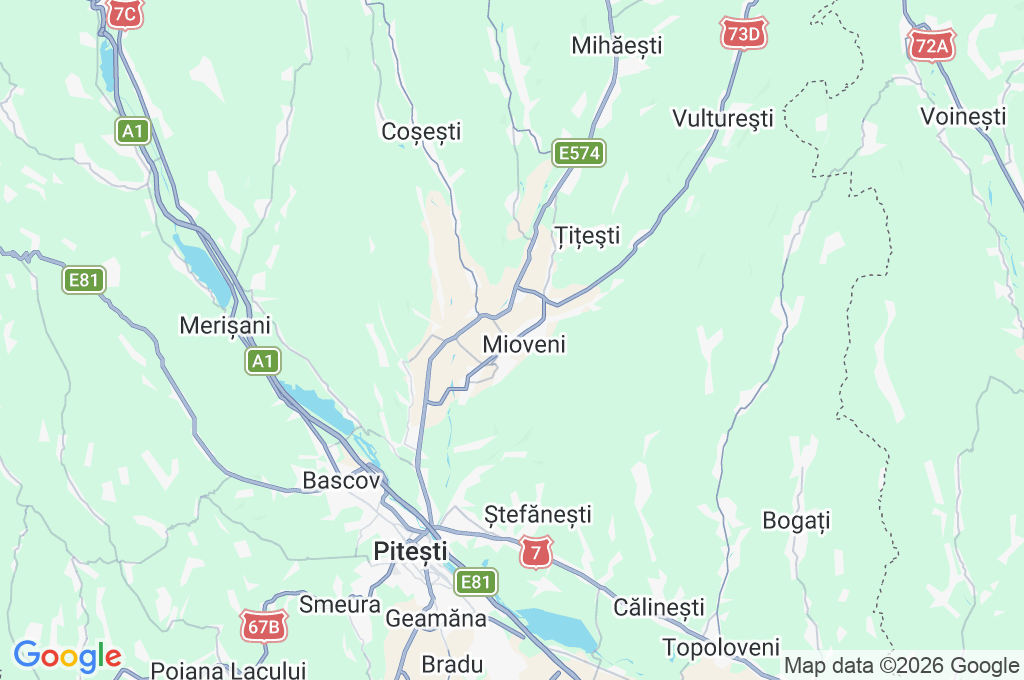 Mioveni Cultural Center Area Map