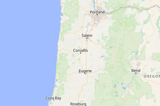 Map of Corvallis