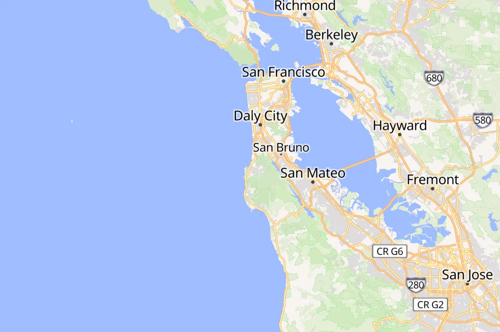Pacifica State Beach Area Map Pacifica State Beach Area Map