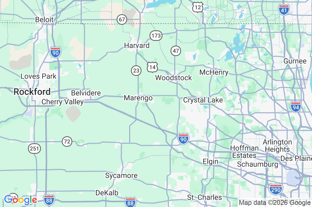 Illinois Railway Museum Area Map