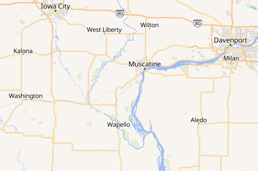 Fruitland Area Map