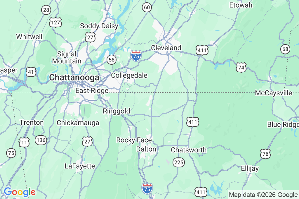 Cohutta Area Map