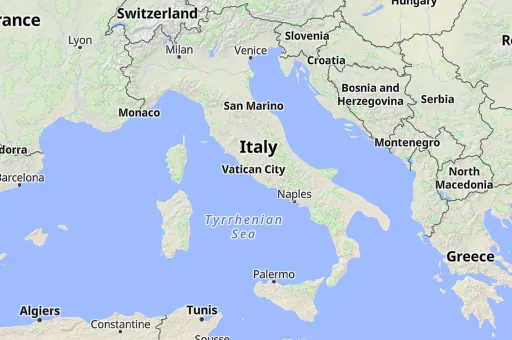 Map of Italy