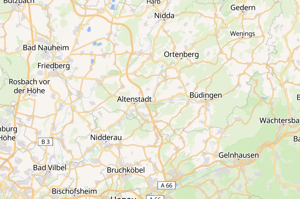 Lindheim Area Map