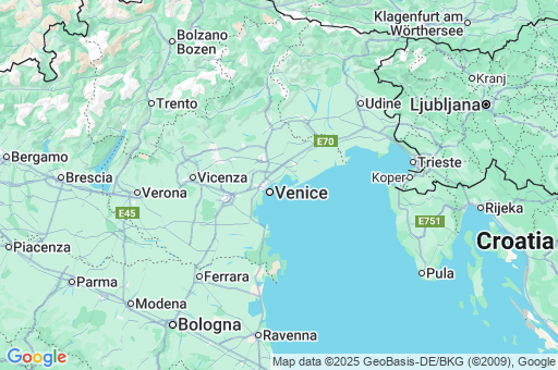 Map of Metropolitan City of Venice