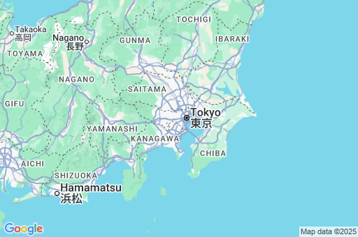 Map of Tokyo Prefecture