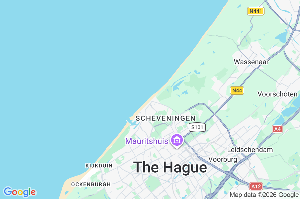 Scheveningen Area Map