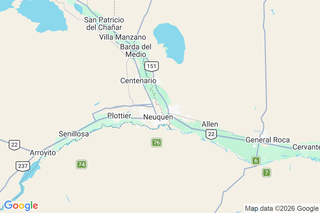Tercer Puente Roundabout Area Map