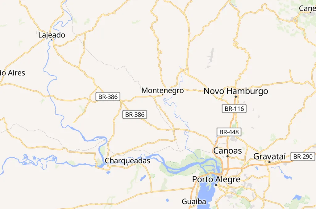 Aeroclube de Montenegro Area Map Aeroclube de Montenegro Area Map