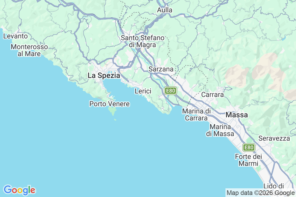 Tellaro Area Map