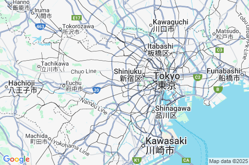 Map of Tokyo