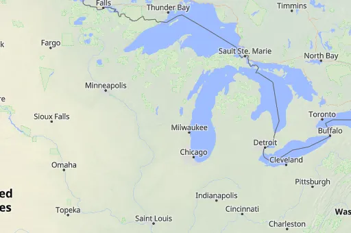 Map of Wisconsin