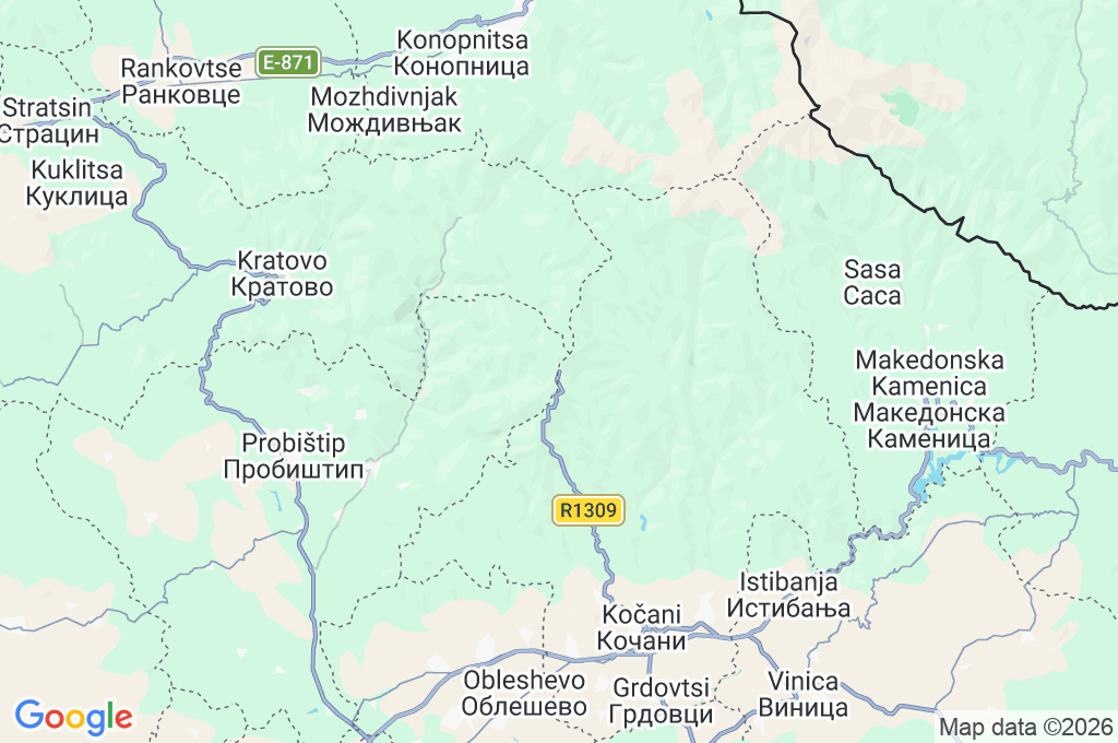 Ponikva Area Map