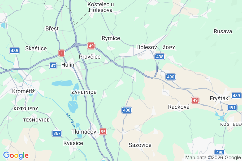 Kostel sv. Václava Area Map