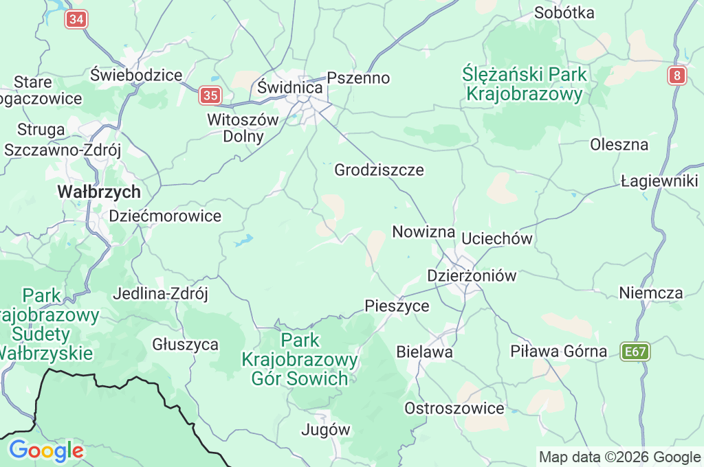 Lutomia Dolna Area Map Lutomia Dolna Area Map