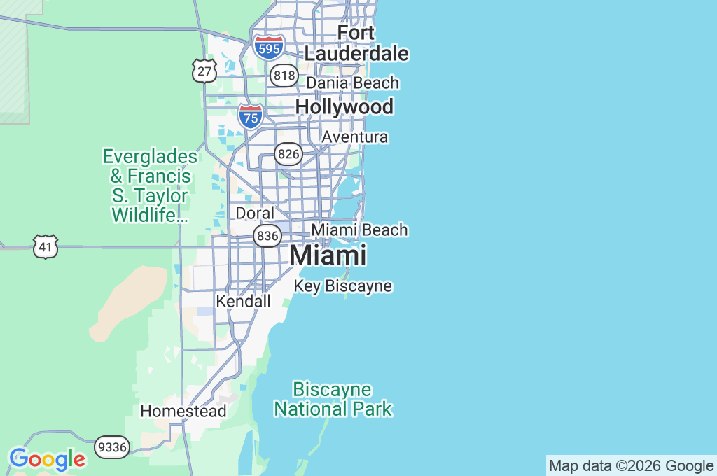 Ocean Drive Area Map Ocean Drive Area Map