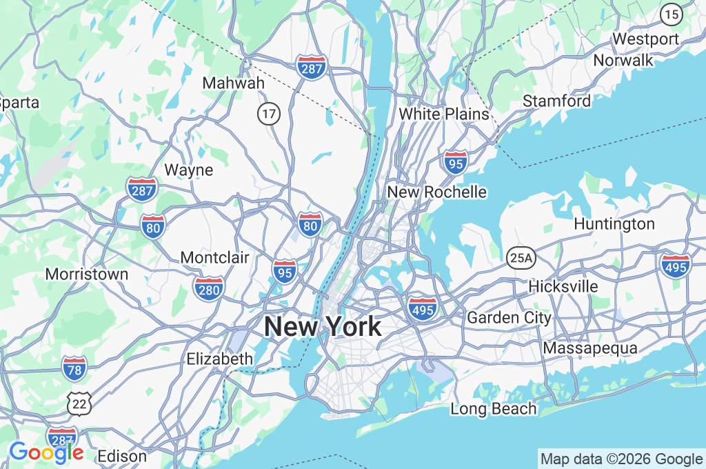 George Washington Bridge Area Map George Washington Bridge Area Map