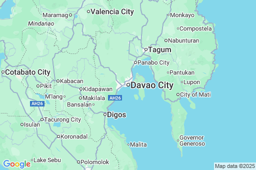 Map of Davao City