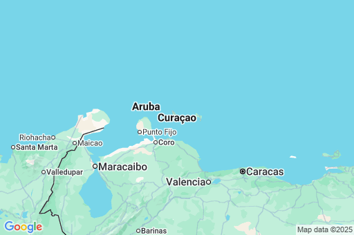 Map of Curaçao