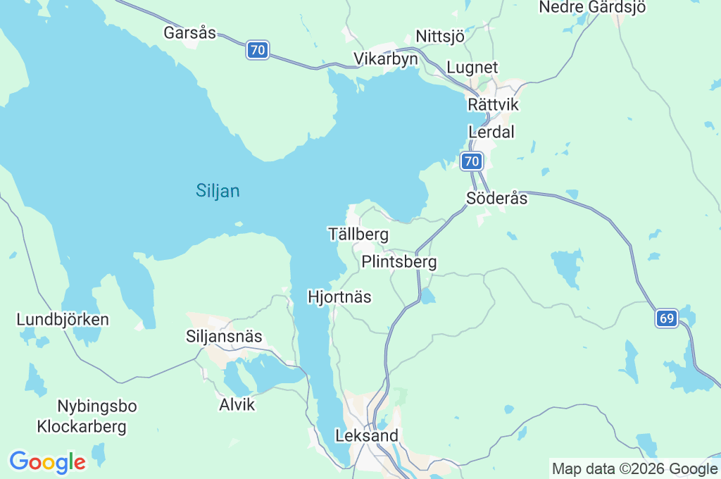 Tällberg Area Map Tällberg Area Map