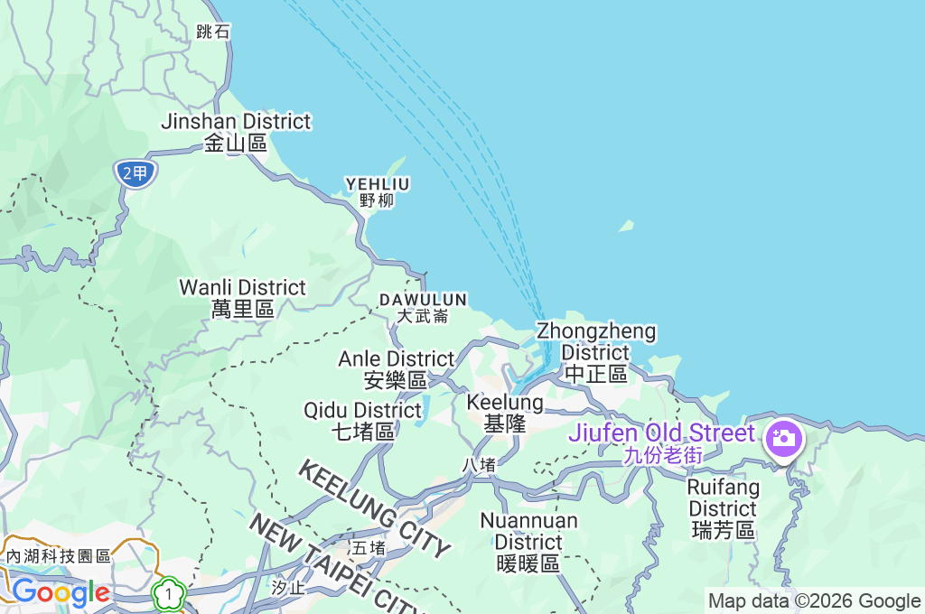 Waimushan Seaside Scenic Area Area Map