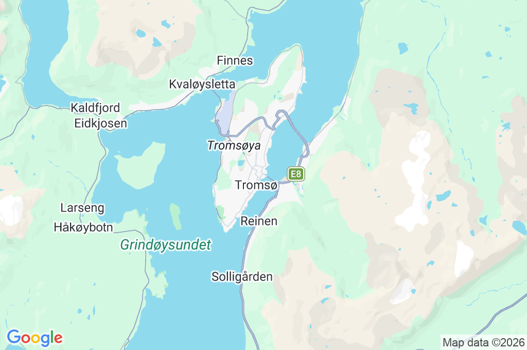 Tromsø Area Map