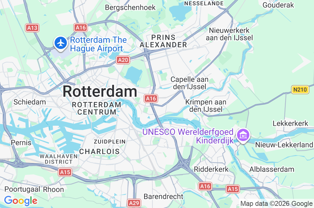 Capelle aan den IJssel Area Map