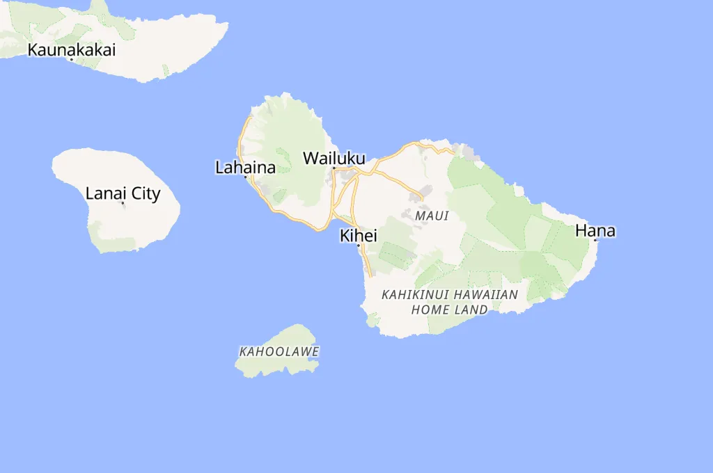 Hawaiian Islands Humpback Whale National Marine Sanctuary Area Map