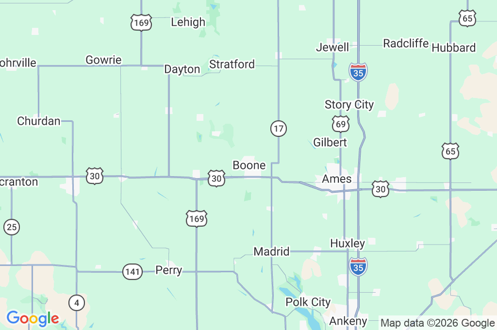 Boone Area Map Boone Area Map