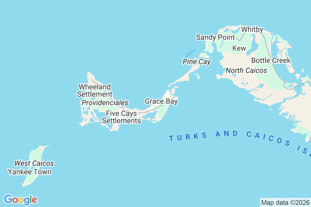 Grace Bay Area Map