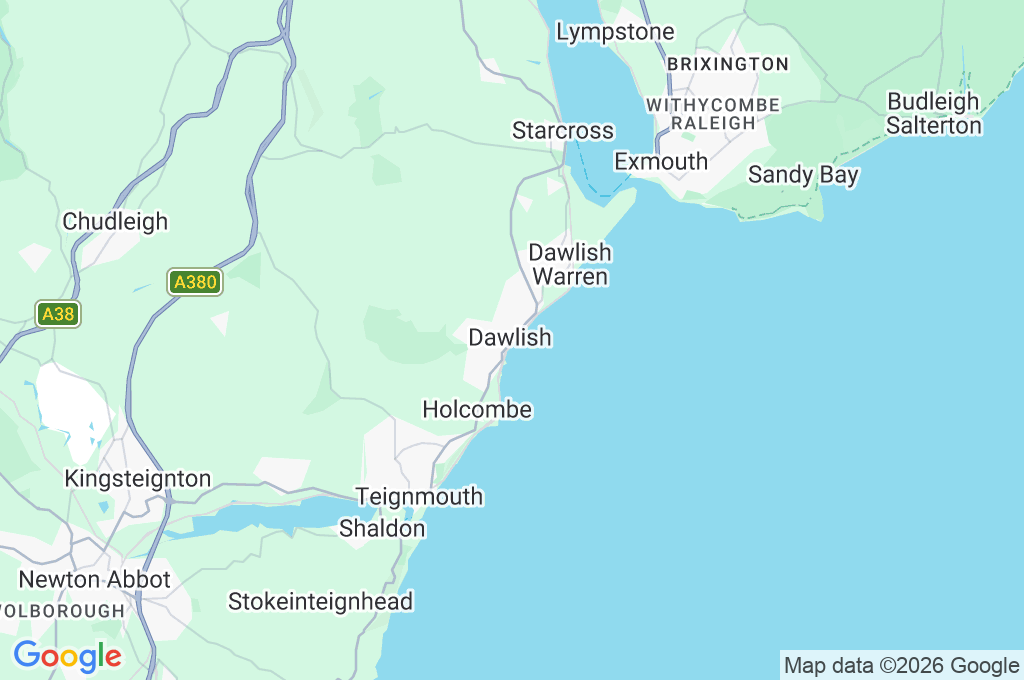 Dawlish Area Map