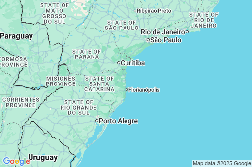 Map of Santa Catarina