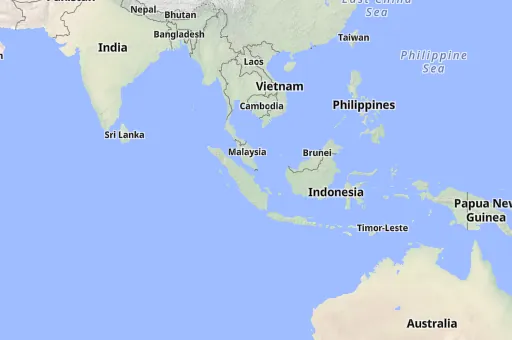 Map of Singapore