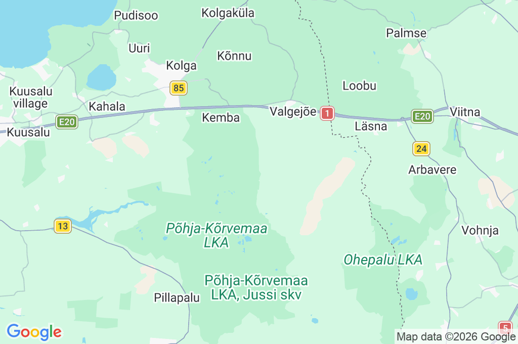 Central Training Area Area Map