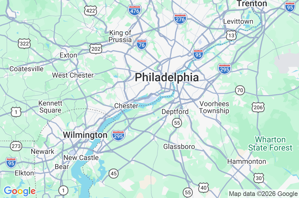 Philadelphia International Airport Area Map Philadelphia International Airport Area Map