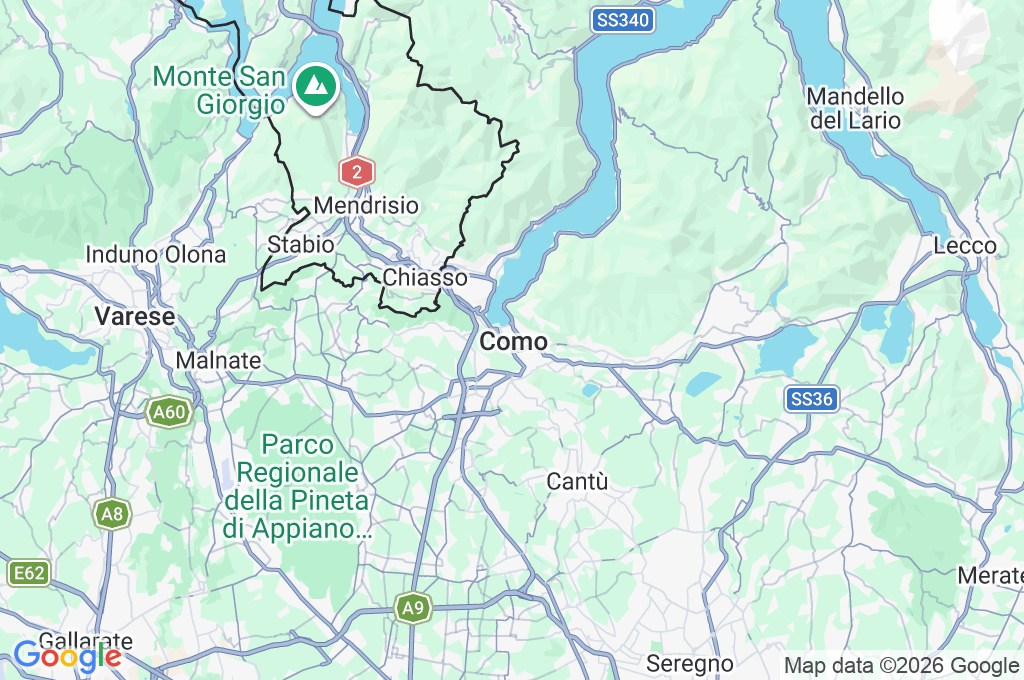 Como Area Map