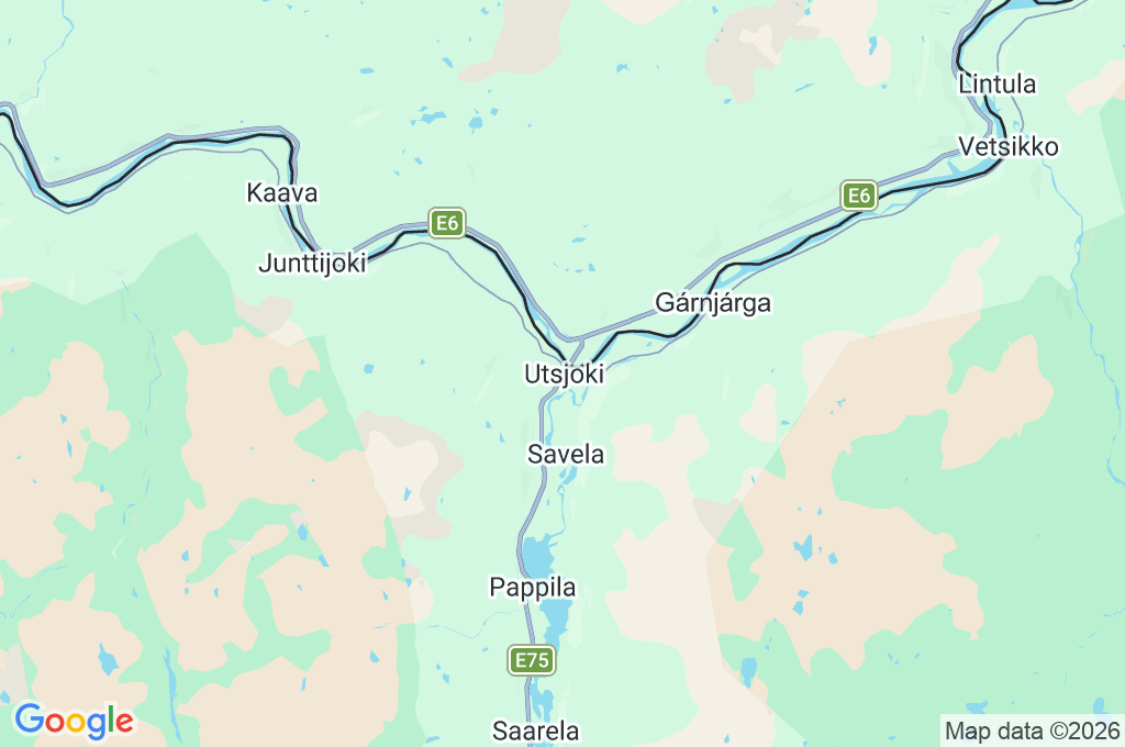 Utsjoki Area Map Utsjoki Area Map