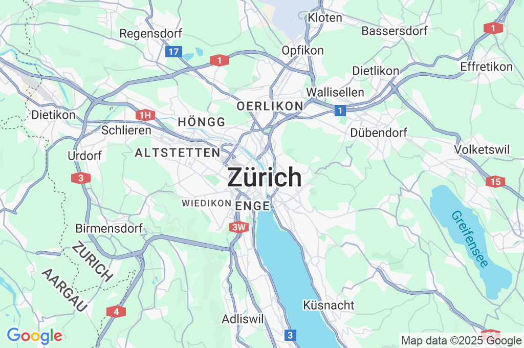 Zurich HB Area Map