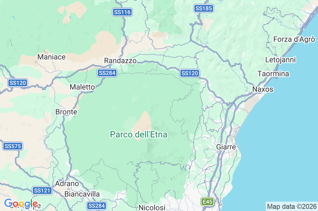 Piano Provenzana Area Map