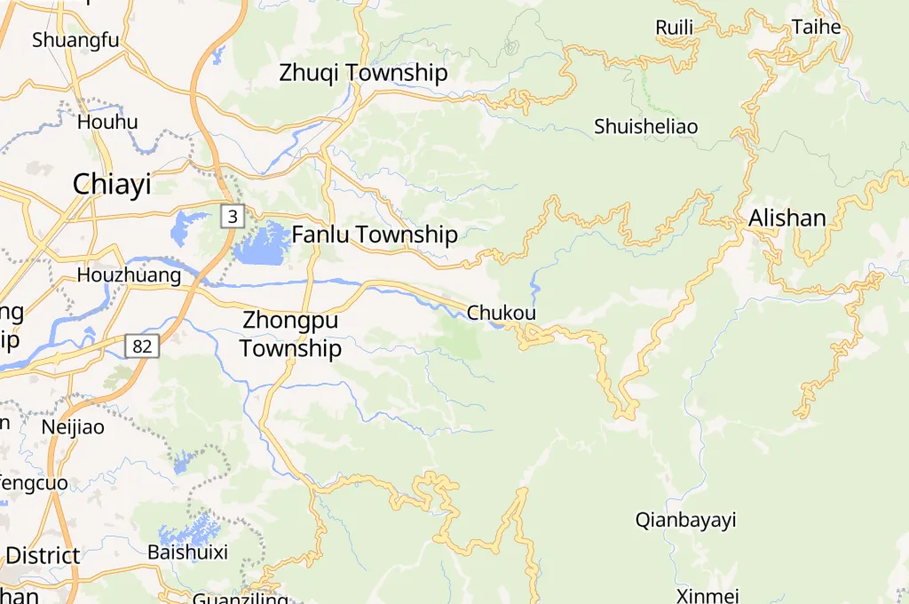 Chukou Visitor Center Area Map